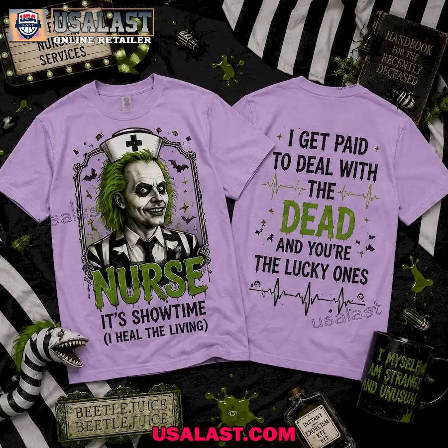 Beetlejuice Nurse Afterlife Night Shift 3D T-Shirt