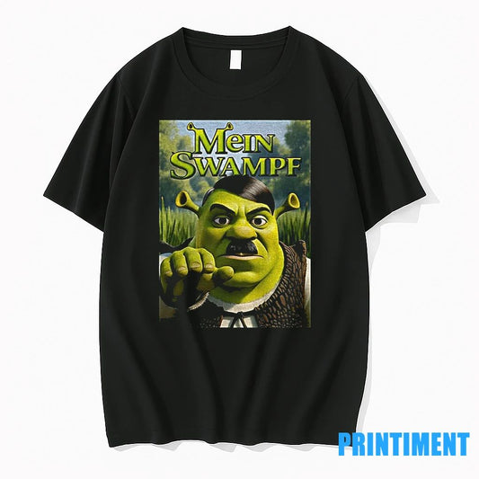 Shrek X Adolf Hitler Mein Swampf Cartoon Tshirts Sweater