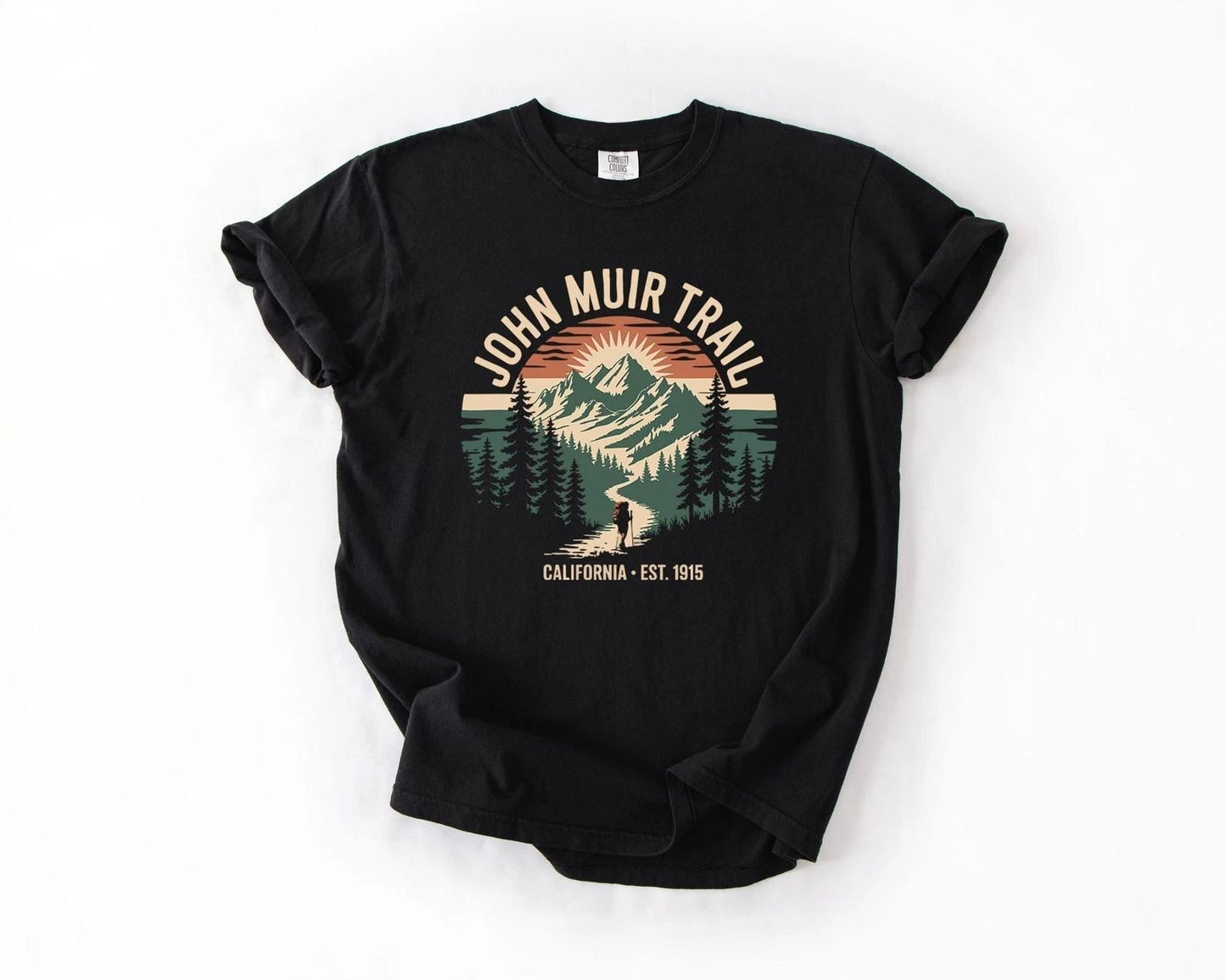 Vintage John Muir Trail Shirt Travel Gift California Trip Lover Tee