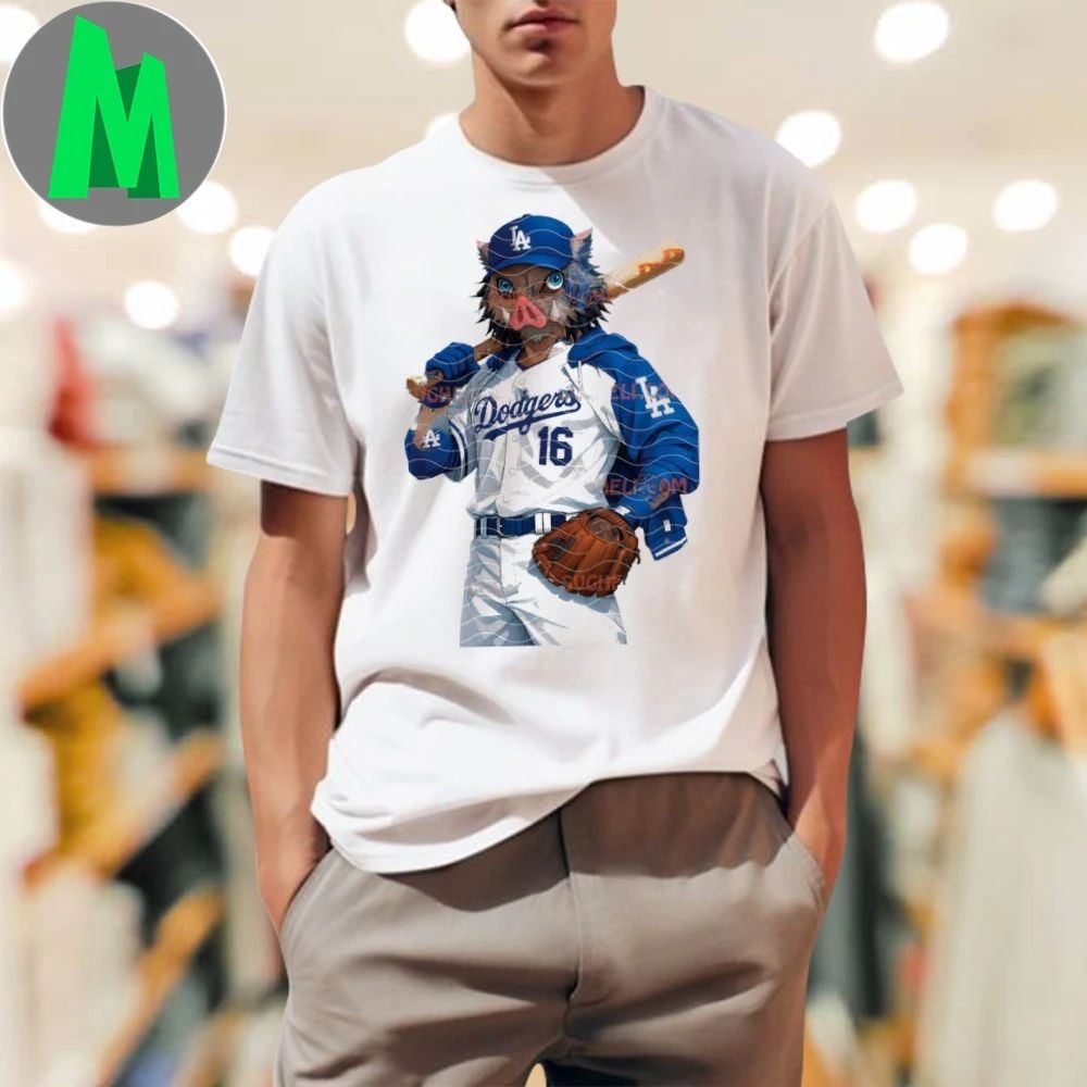 Hashibira Inosuke LA Dodgers Baseball LA Dodgers Shirt