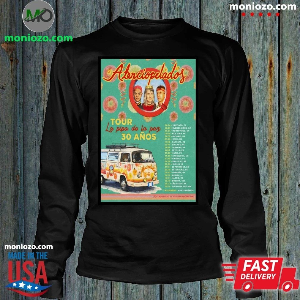 Original Aterciopelados La Pipa De La Paz 2026 Shows Poster T-Shirt