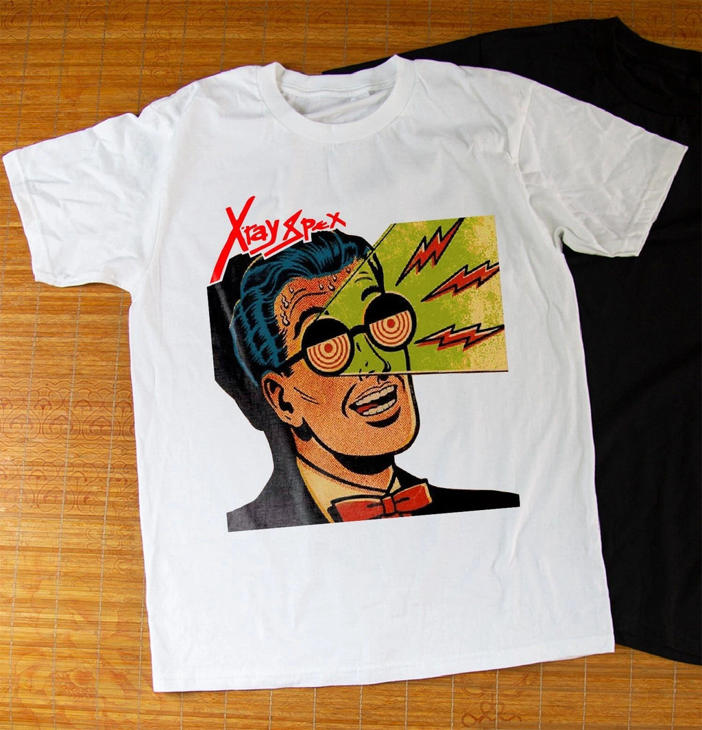 X-Ray Spex Album English Punk Rock Band Black T-shirt Size S-5XL