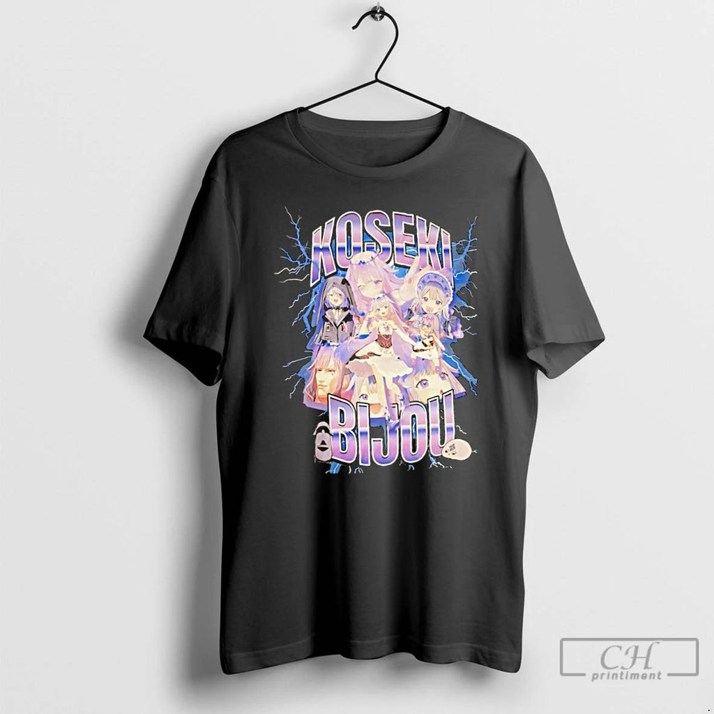 Classic Koseki Bijou The Jewel Of Emotions Lightning Anime T Shirts