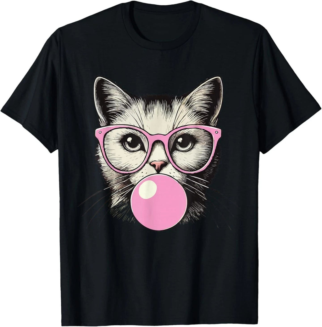 Cute Cat Shirt for Women Funny Cat Lovers T-Shirt