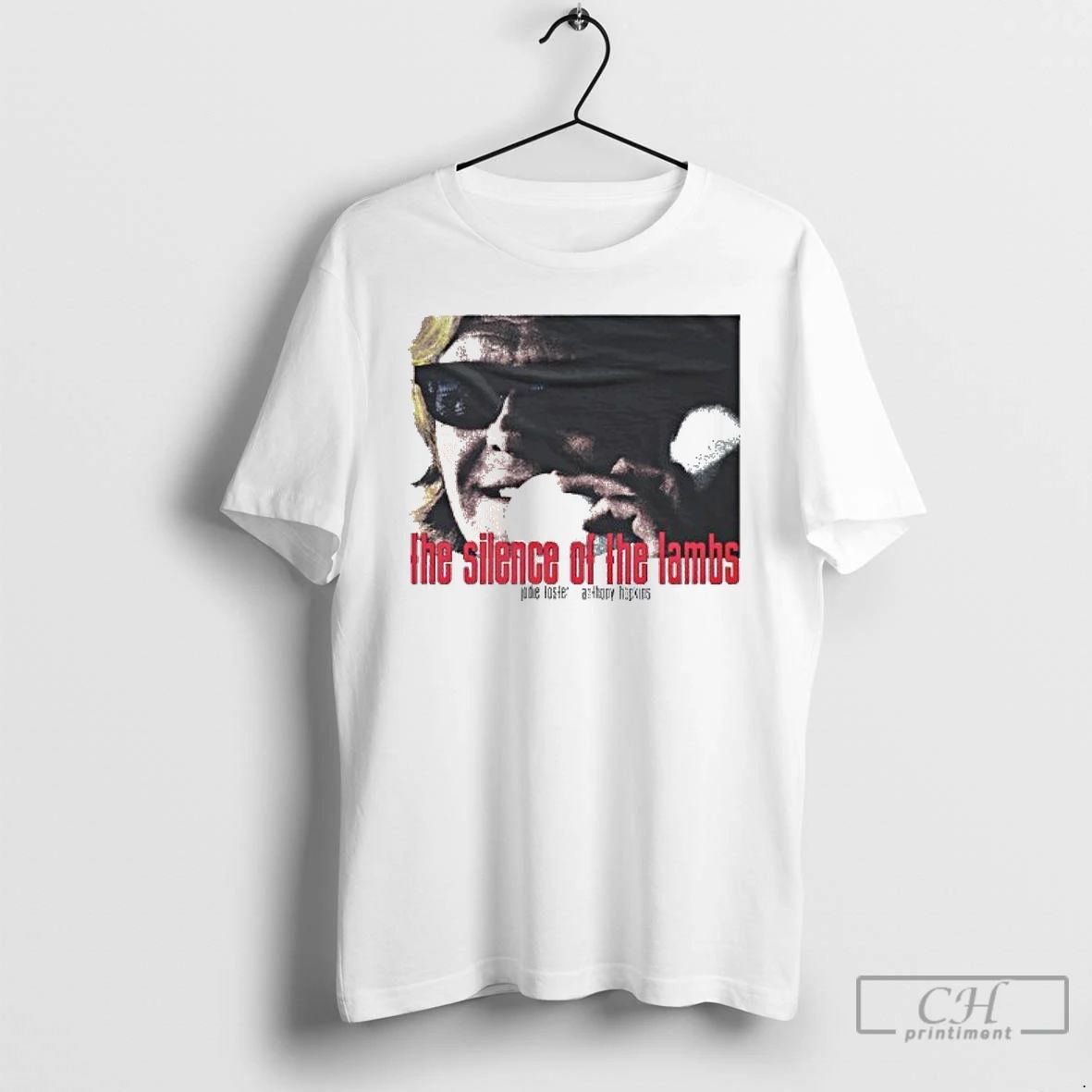 Classic Jodie Foster And Anthony Hopkins The Silence Of The Lambs T Shirts