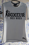 Boxeur Des Rues Men's White T-Shirt Size XL The Fighter Brand Graphic Tee Luxury
