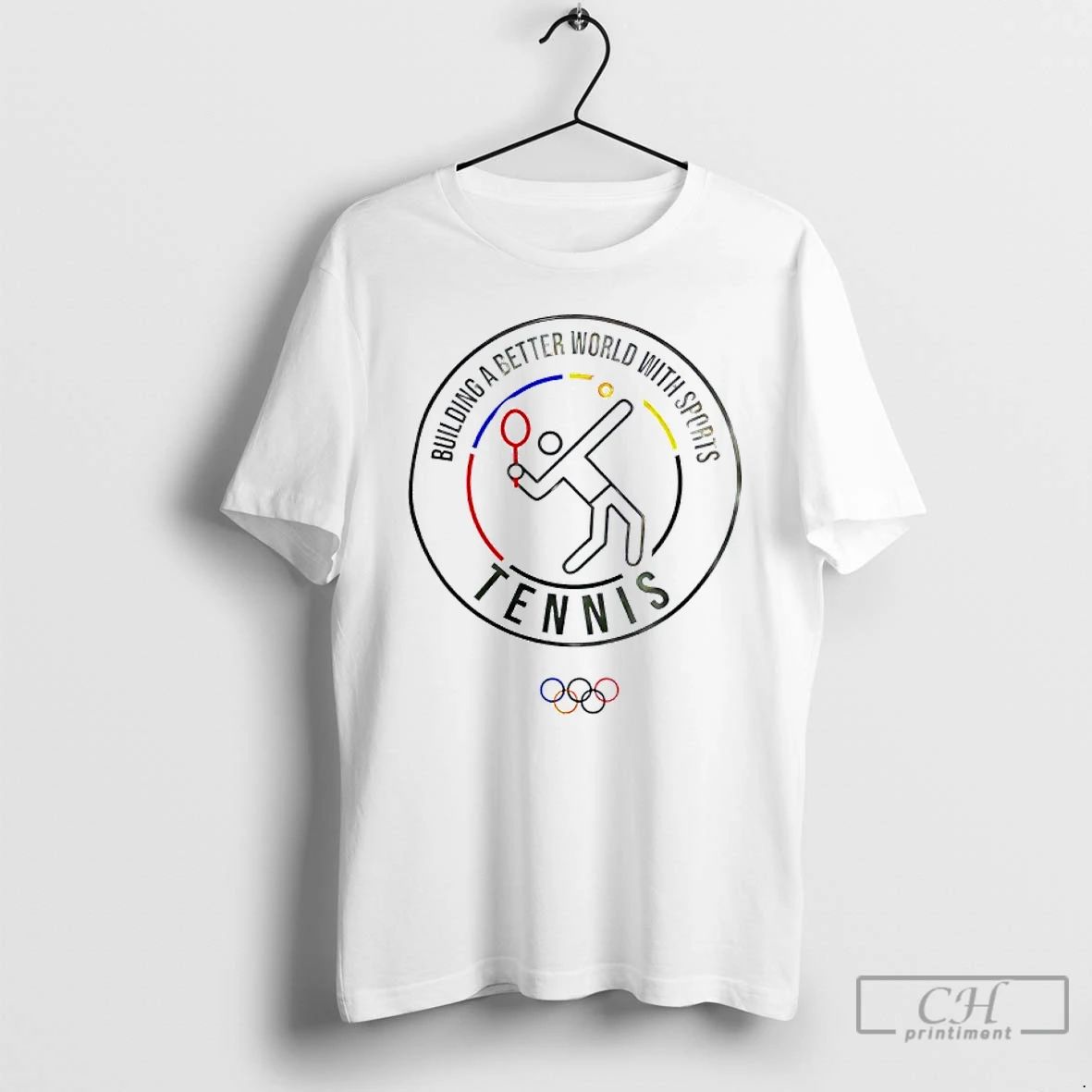 Classic Olympic Collection Tennis Pictogram T Shirts