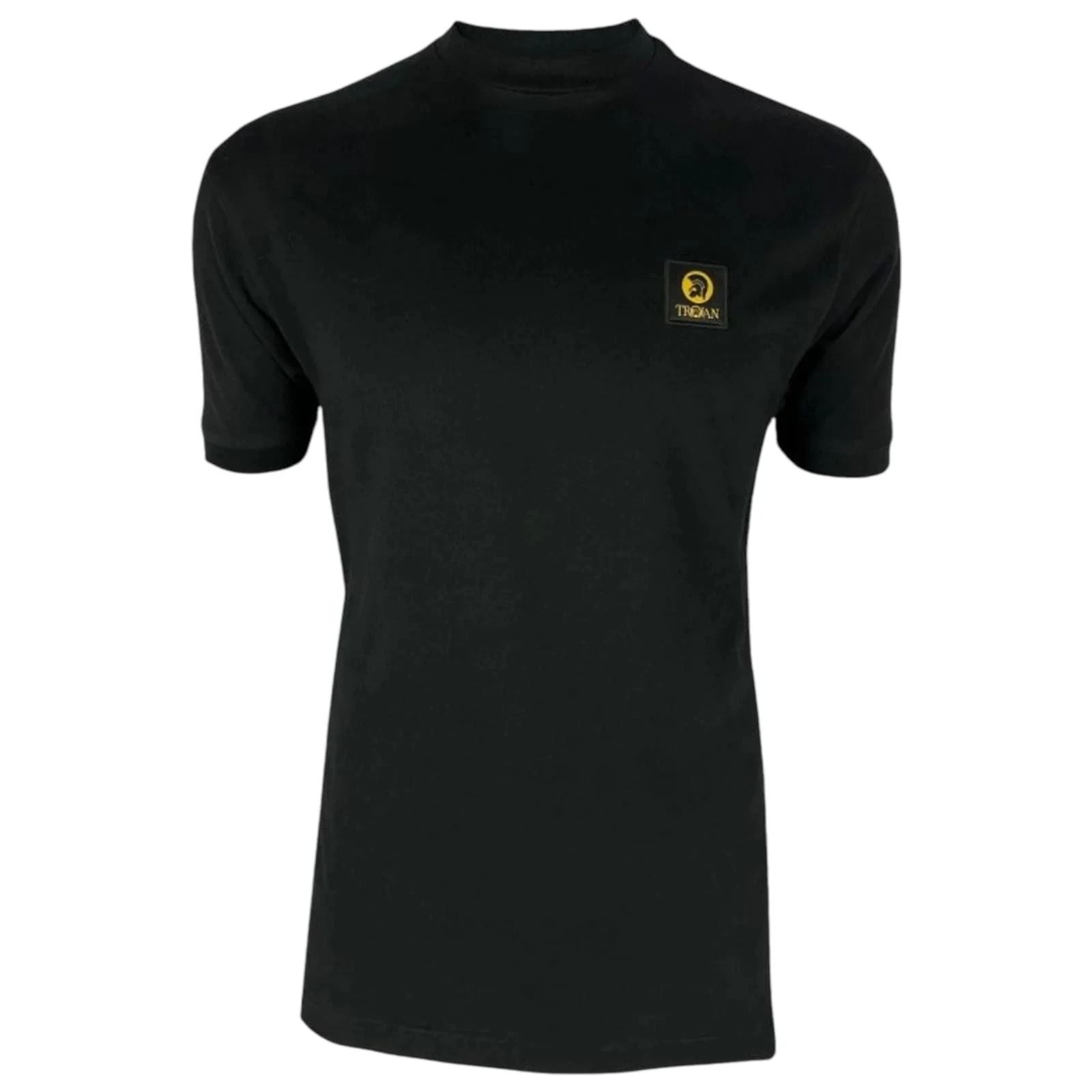 Trojan Plain Badge T Shirt Black MEDIUM ONLY