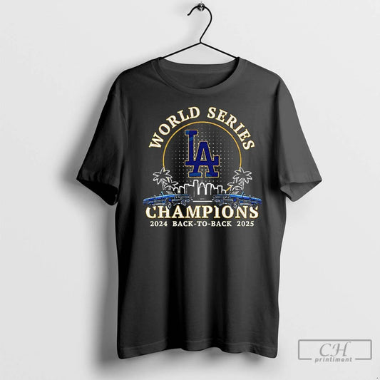 Classic Los Angeles Dodgers World Series Champions Back To Back Mlb Baseball 2025