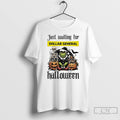 Classic Grinch Just Waiting For Dollar General Pumpkin Halloween 2025 T Shirts Hoodie Longsleeve