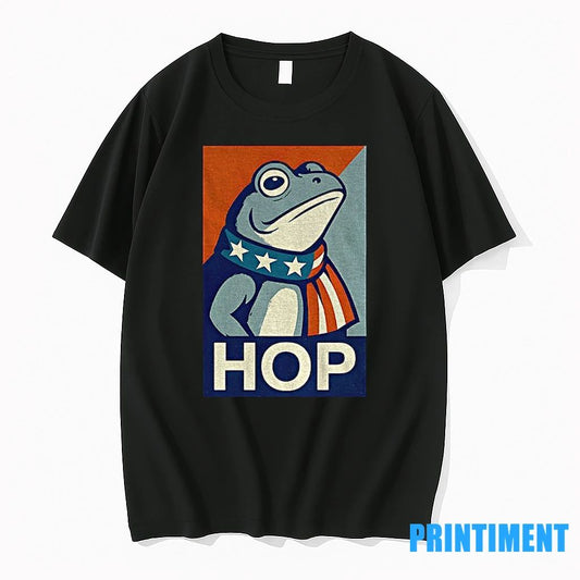 Portland Hop Frog Political Parody American Flag Frog Gift Tshirts Sweater