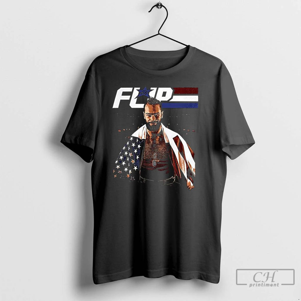 Classic Flip Gordon The Mercenary American Flag Retro T Shirts