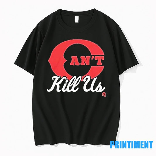 Cincinnati Reds Cant Kill Us Red C Logo Tshirts Sweater