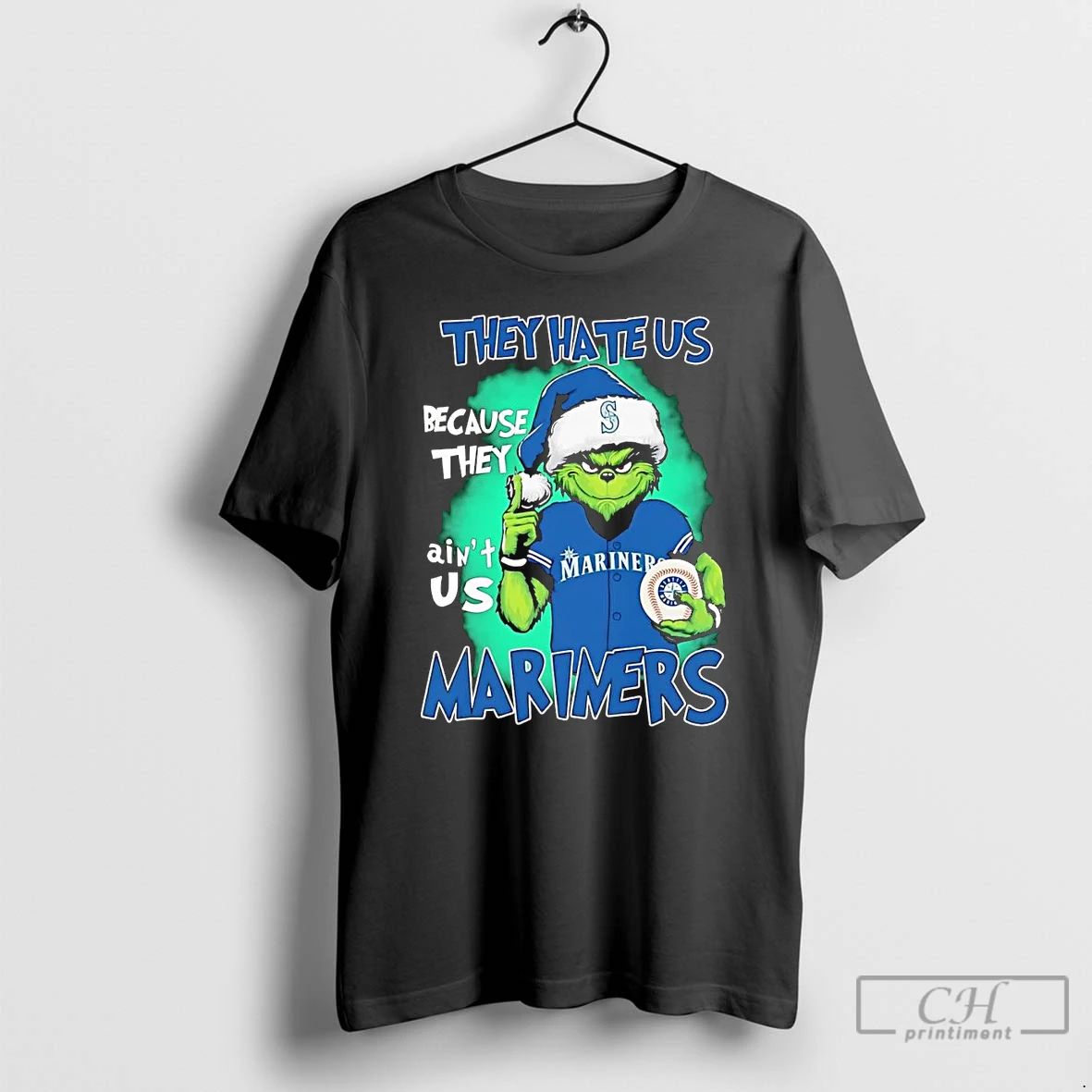 Classic Grinch Seattle Mariners They Hate Us Because They Aint Us T Shirts