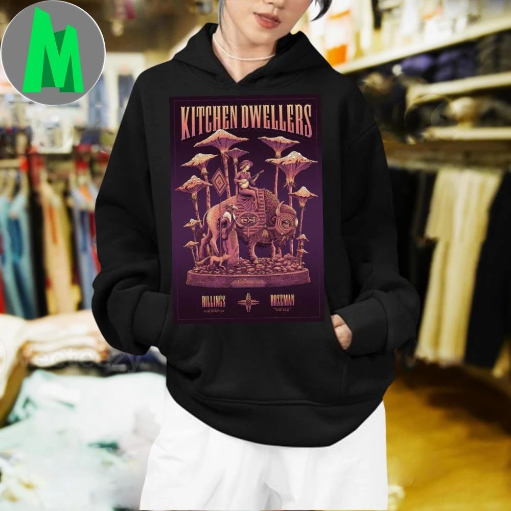 Kitchen Dwellers Bozeman The Elm Jan 30 2026 Poster Shirt