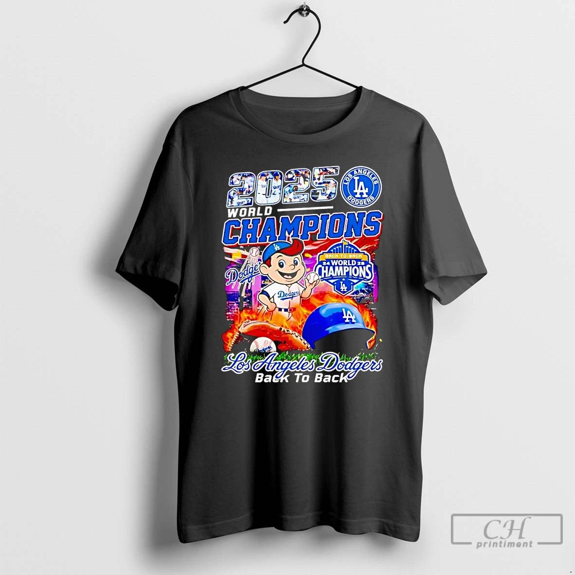 Premium Los Angeles Dodgers Back To Back World Champions 2025 T Shirts
