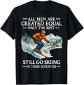 70th Birthday Skier Gifts Man 70 Years Old Skiing Lover T-Shirt unisex T-Shirt