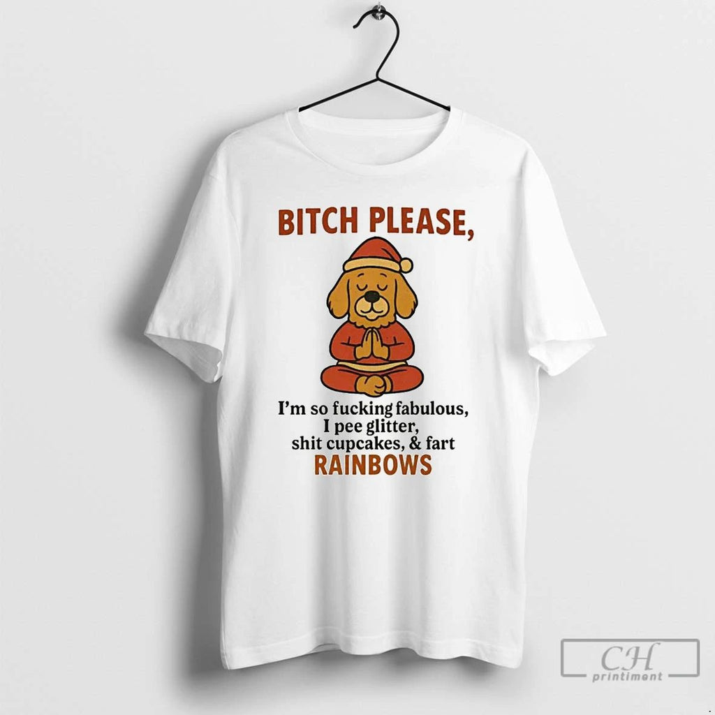 Classic Golden Retriever Bitch Please Im So Fucking Fabulous Fart Rainbows Christmas T Shirts