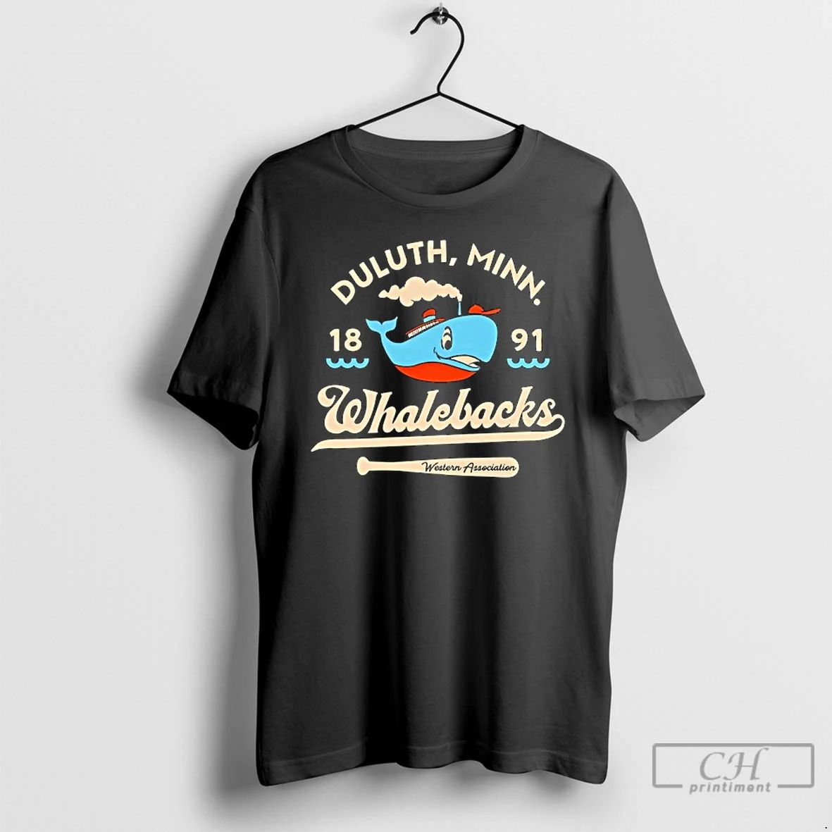 Classic Duluth Whalebacks Minnesota Defunct Baseball Teams T Shirts