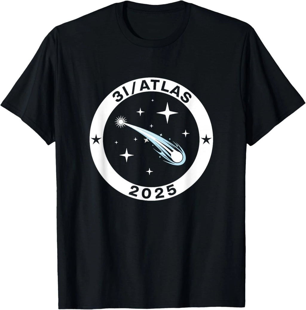 3I/Atlas 2025 Interstellar Comet Space Astronomy Emblem T-Shirt S-5XL