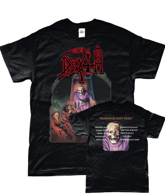 Death, scream bloody gore promo, vintage design unisex t-shirt