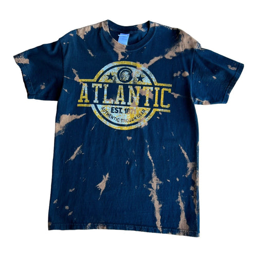 Atlantic Trojan Gear Custom Bleach Out T-Shirt Unisex Size Medium