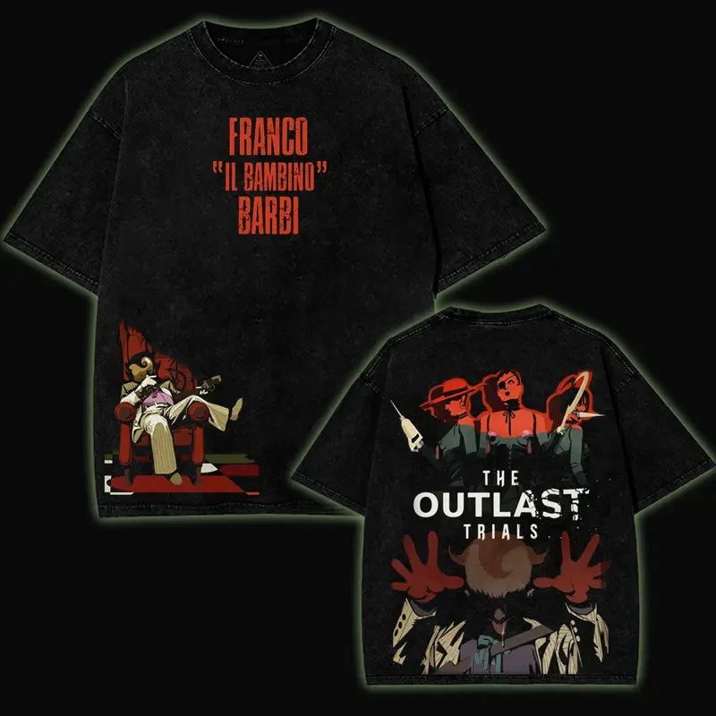 The Outlast Trials Franco Barbi Graphic Tee Streetwear T-Shirt