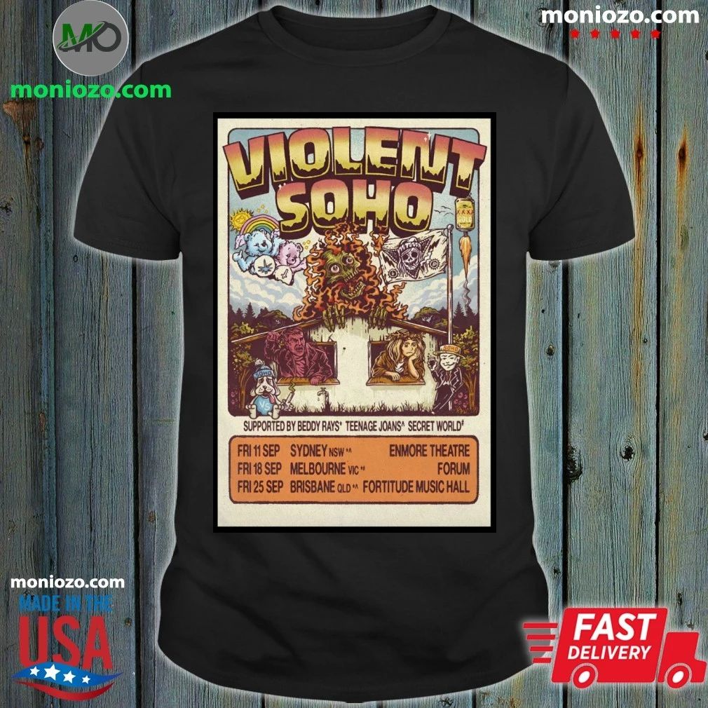 Violent Soho In Brisbane QLD On Sept 25 2026 Poster Shirt