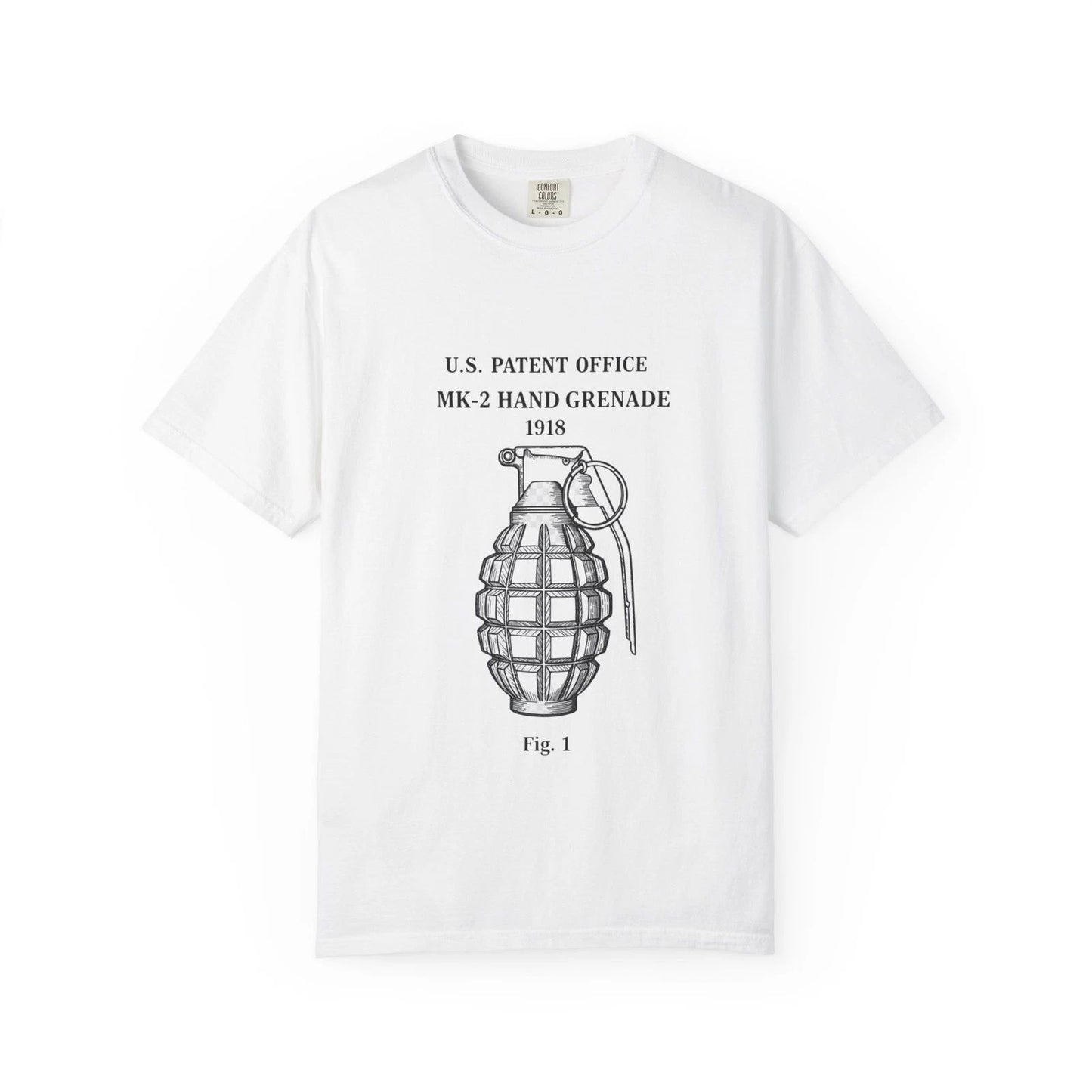 Vintage Grenade Graphic T-Shirt, Military Tee, Casual Wear, Gift for Men, [...]