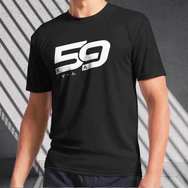 59 Gaming Logo Design Active T-Shirt Logo Men's T-Shirt Funny Size S to 5XL