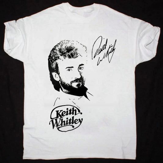 1985 Keith Whitley Vintage Miami My Amy Era White All Size Unisex Shirt