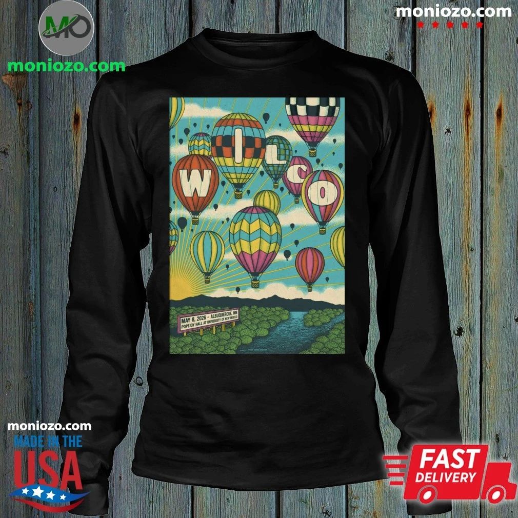 Wilco 5 8 2026 Albuquerque NM Poster Shirt