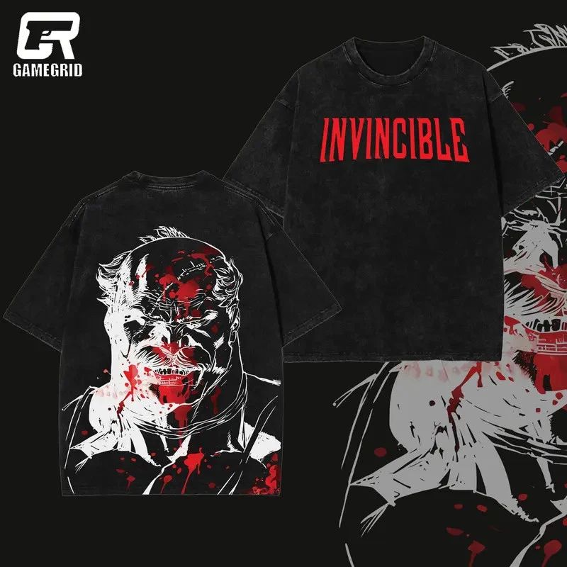 Retro Vintage Invincible War Carnage Omni Man Unisex Streetwear T-Shirt