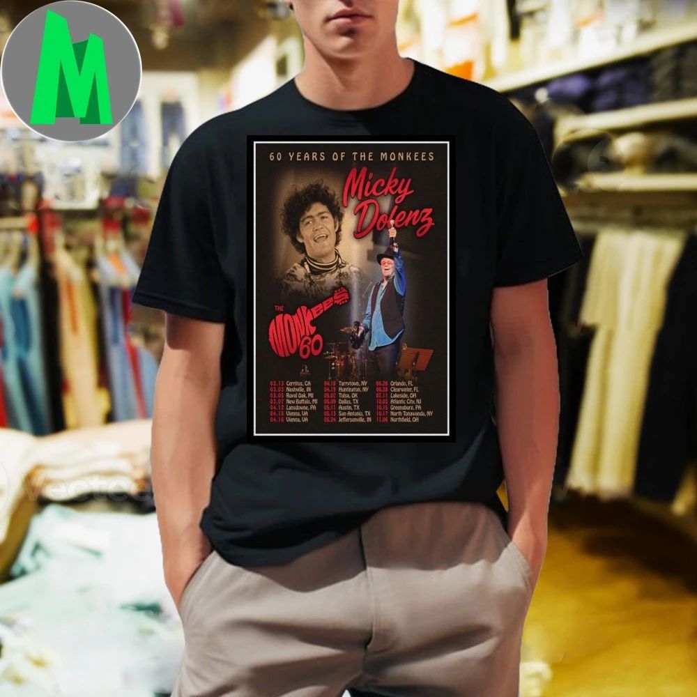 Micky Dolenz New Tour 2026 Poster Shirt