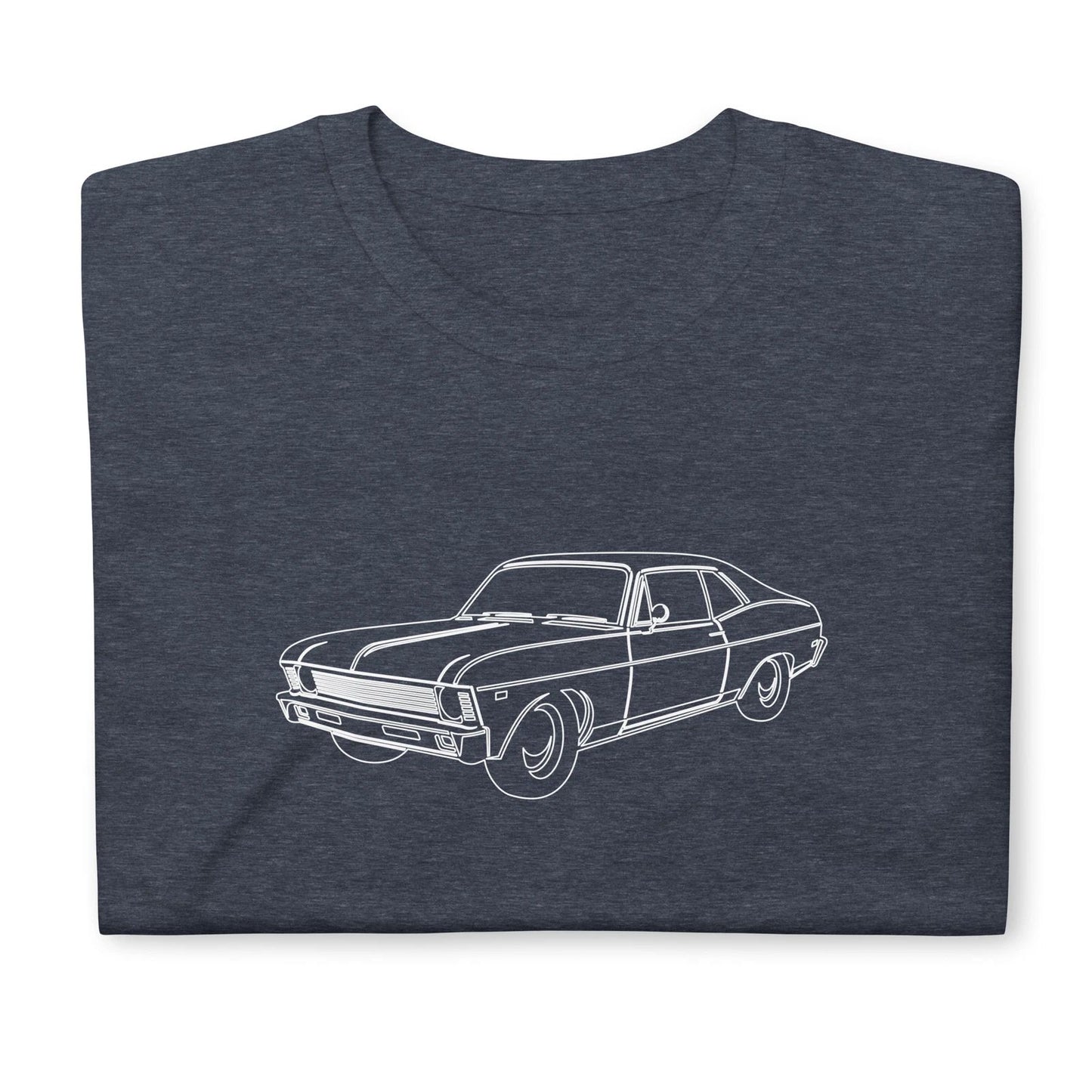 Softstyle T-Shirt For Chevrolet Chevy Nova 1972 Car Owners Birthday Gift
