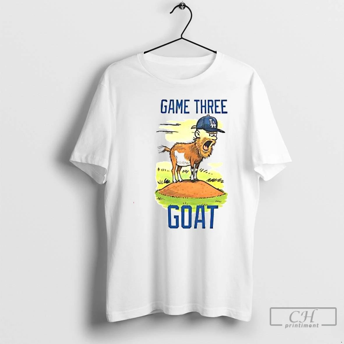 Premium Game 3 Goat Los Angeles Dodgers T Shirts