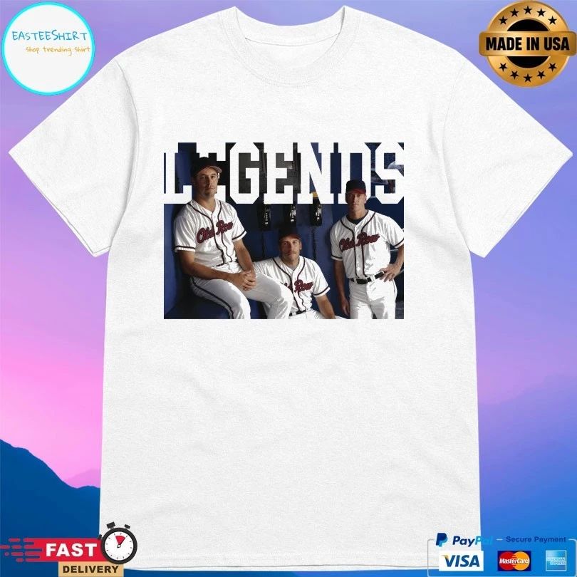 Legends Greg Maddux, John Smoltz And Tom Glavine The Big Three Atlanta Braves T-shirt