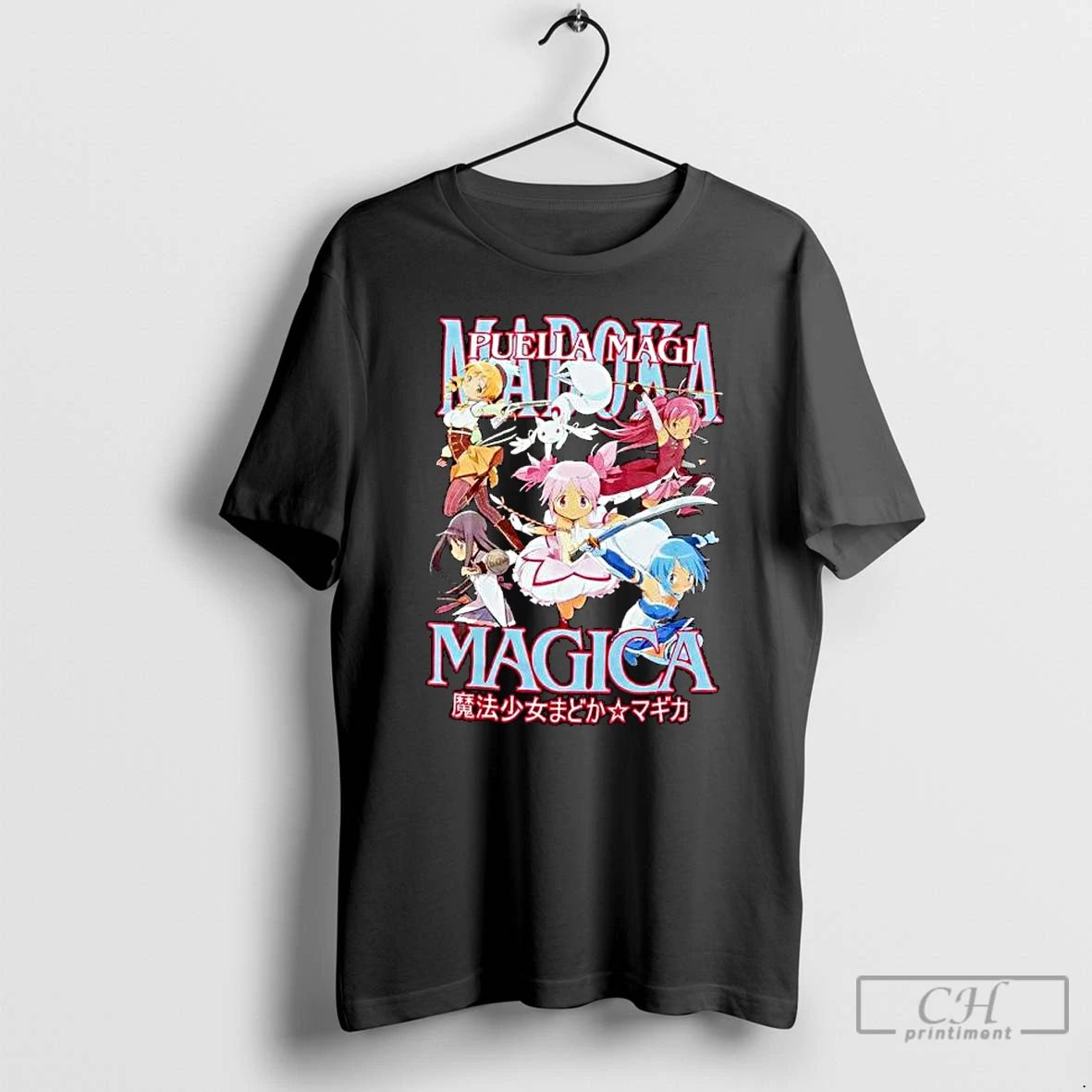 Classic Puella Magi Madoka Magica Jumbo Print Ornaments T Shirts