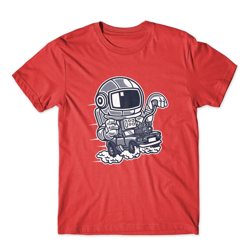 Space Racer T-Shirt 100% Cotton Premium Tee New