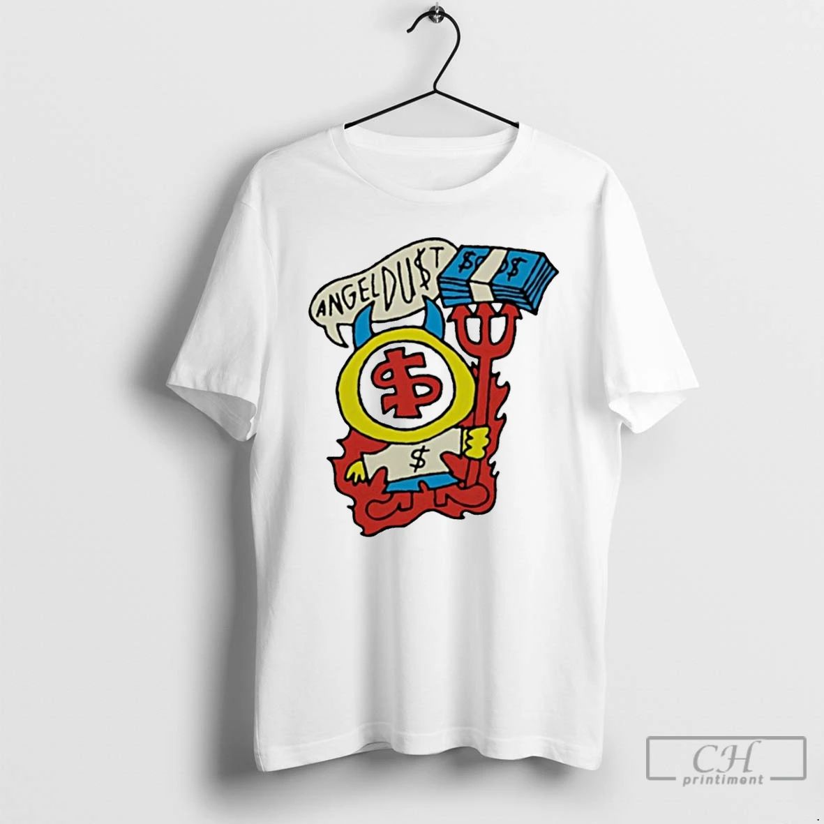 Classic Angel Dust Devil Money T Shirts