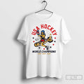 Classic Usa Hockey Womens Olympic World Champions 3 Time 98 18 26 T Shirts Sweater