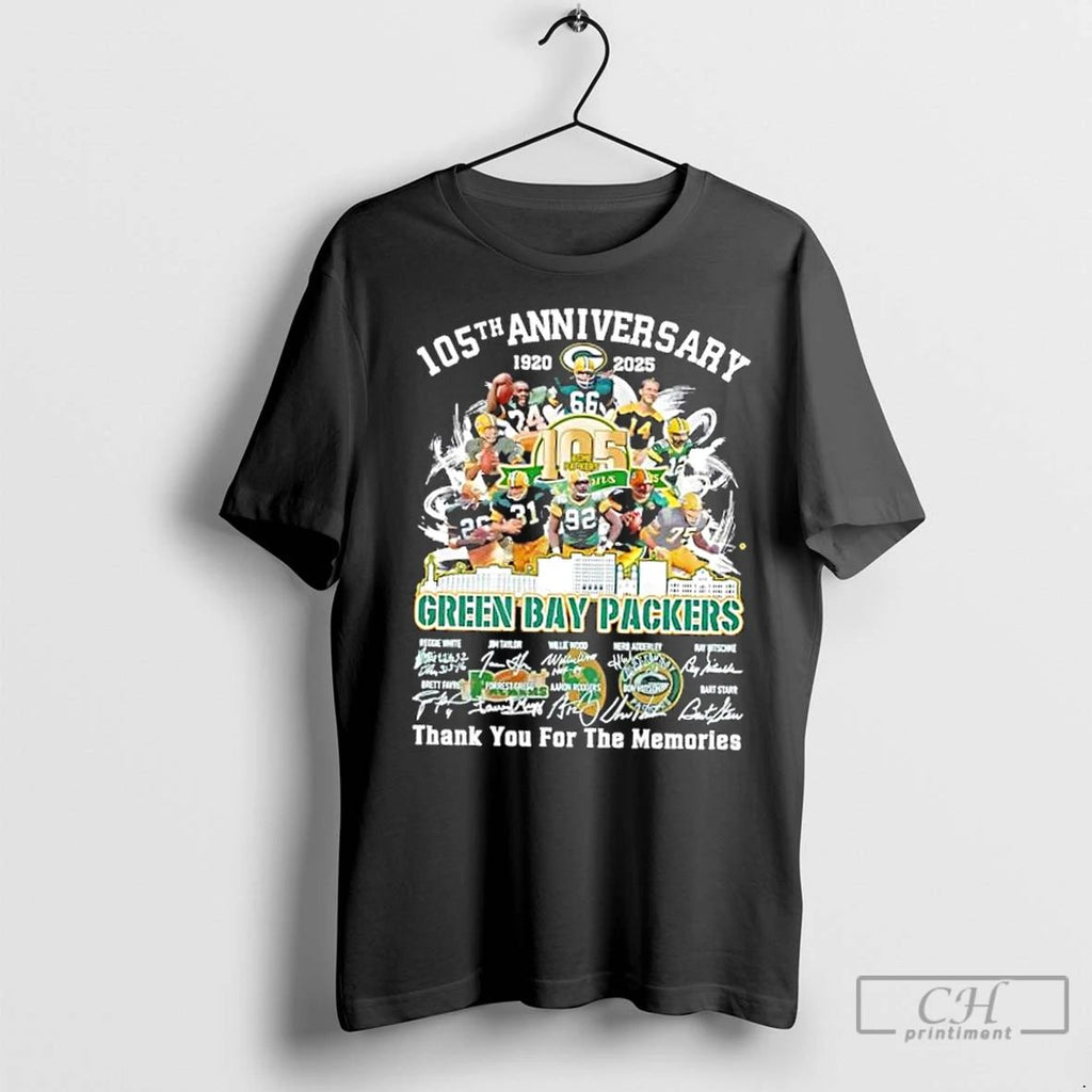 Classic 105th Anniversary 1920 2025 Green Bay Packers Legends Thank You For The Memories