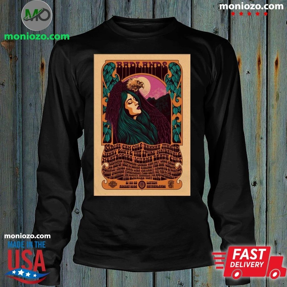 Badlands Festival Aug 21-23 2026 Lottum Netherlands Poster Shirt
