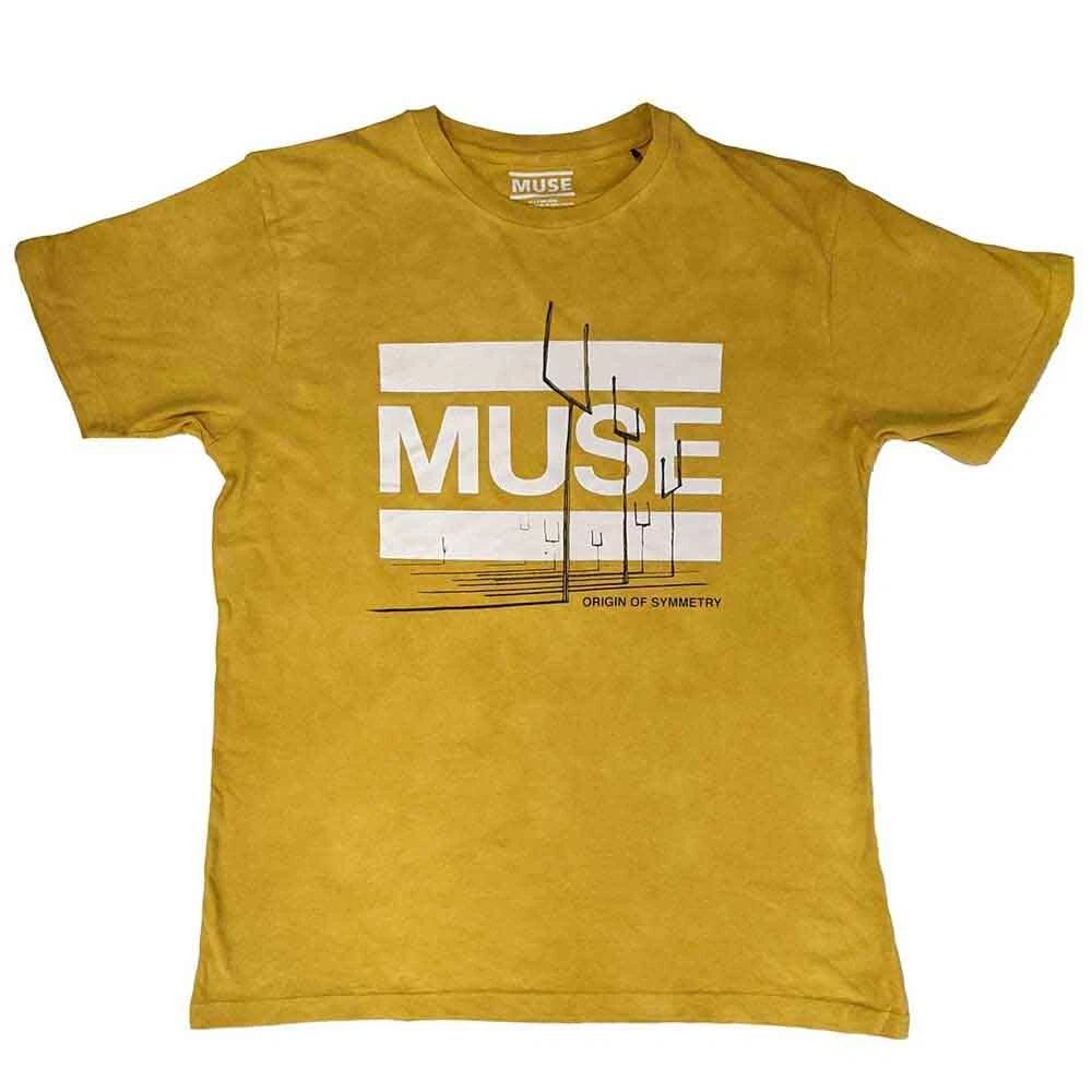 Muse Origin of Symmetry T-Shirt Orange, Yellow New