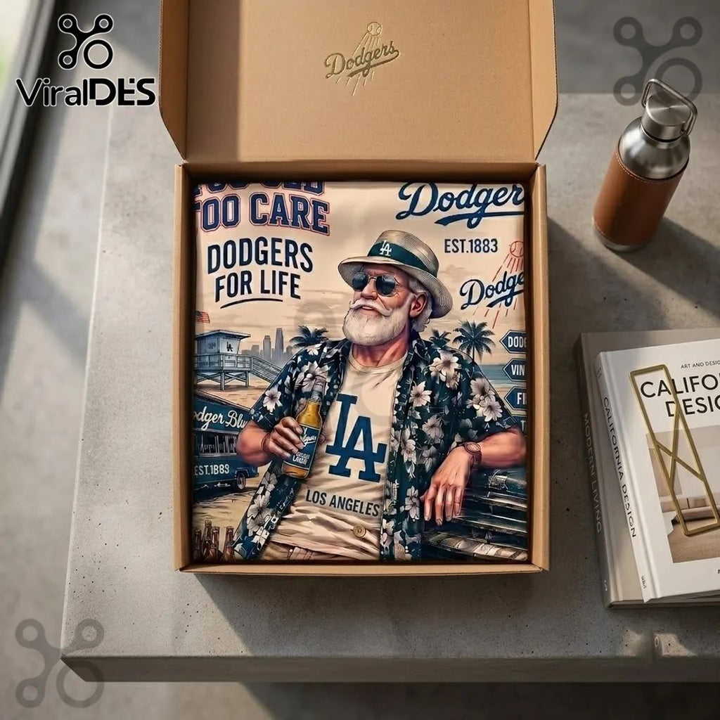MLB Los Angeles Dodgers Palm Tree Hawaiian Shirt