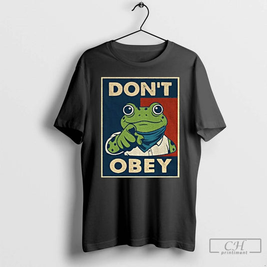 Classic Portland Frog Dont Obey Vintage T Shirts