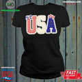 USA Patchwork logo usa 4th of july p logo Shirt