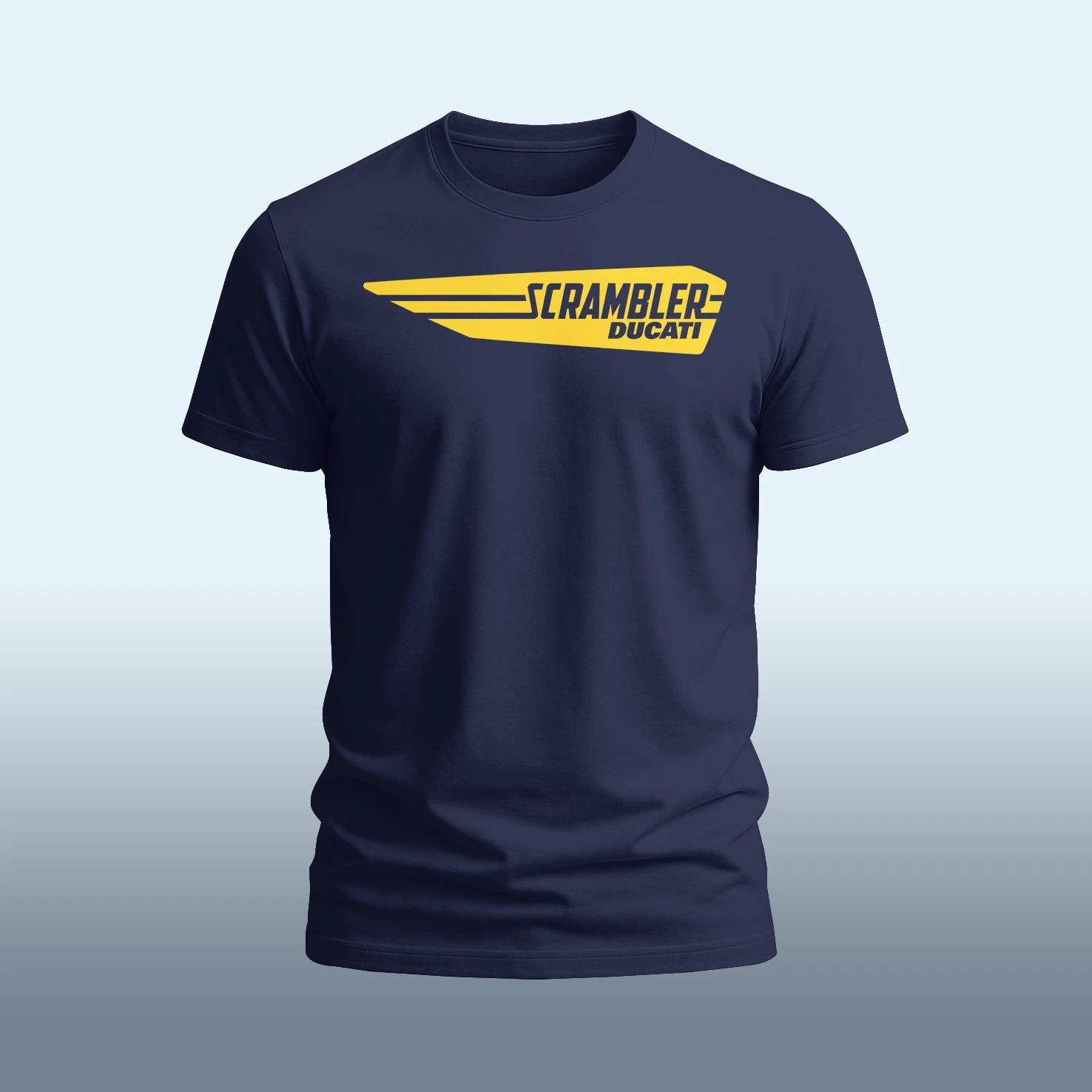 Ducati Scrambler logo funny T-Shirt Size S-5XL Made in USA