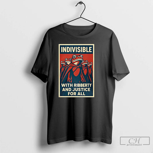 Classic Indivisible With Ribberty And Justice For All T Shirts