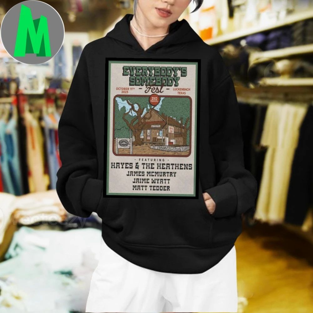 Everybody’s Somebody Live Fest Luckenbach Texas Poster Shirt